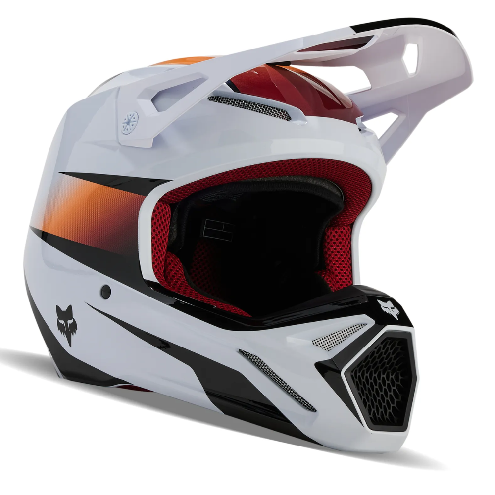 Helmet: FOX 2024 V1 FLORA White/Black