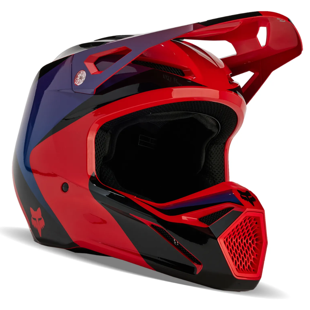 Helmet: FOX 2024 V1 STREAK Flo Red
