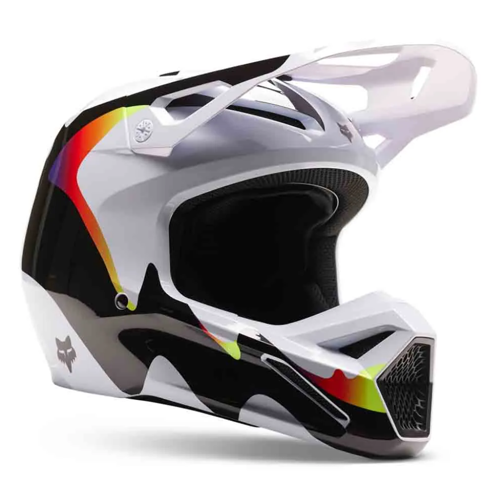 Helmet: FOX 2024 V1 KOZMIK Black/White