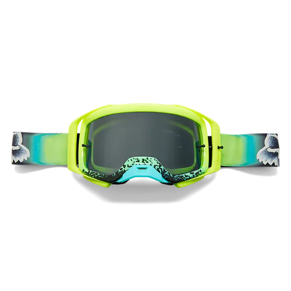 Goggles: FOX 2024 AIRSPACE HORYZN - GRAY LENS Fluro Yellow