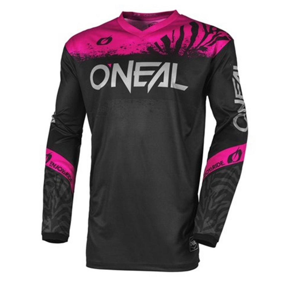Jersey: ONEAL 2025 Women ELEMENT SHOCKER V.25 Black/Pink