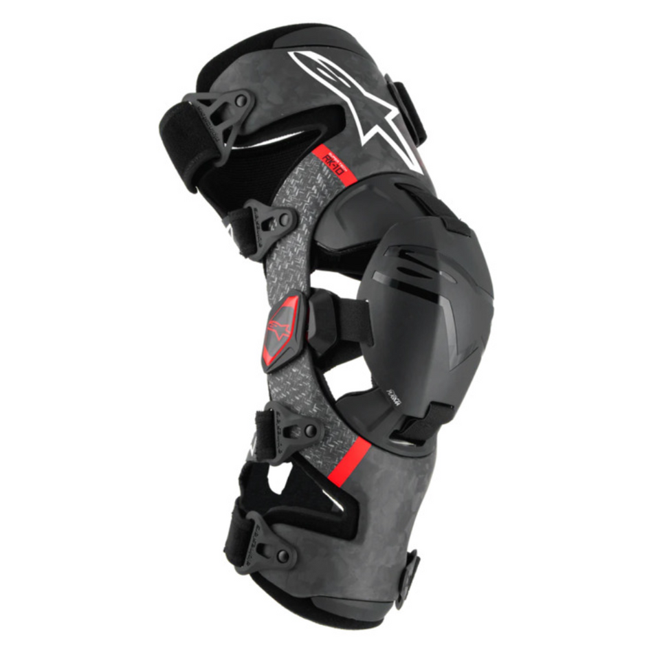 Protection: ALPINESTARS SUPERTECH RK-10 PLASMA KNEE BRACE Black/Red