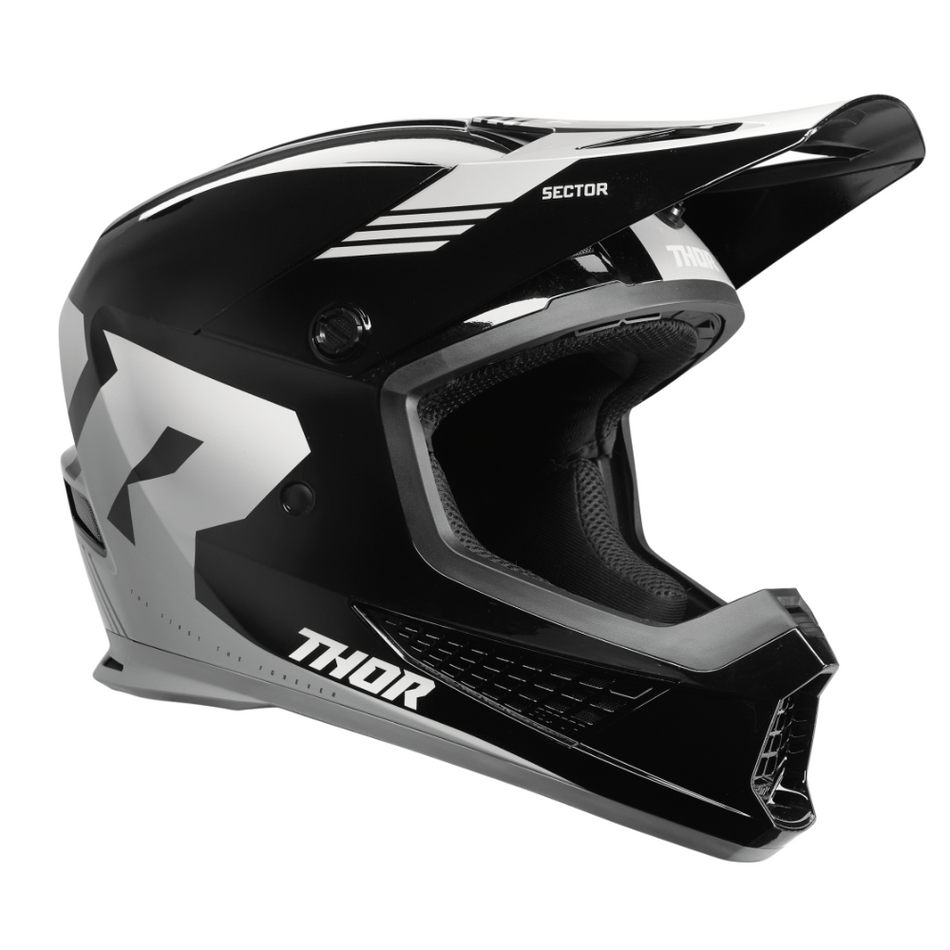Helmet: THOR 2025 SECTOR 2 Carve Black/White