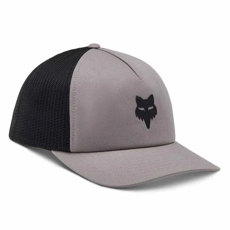 Hat: FOX 2025 HEAD TRUCKER Steel Grey