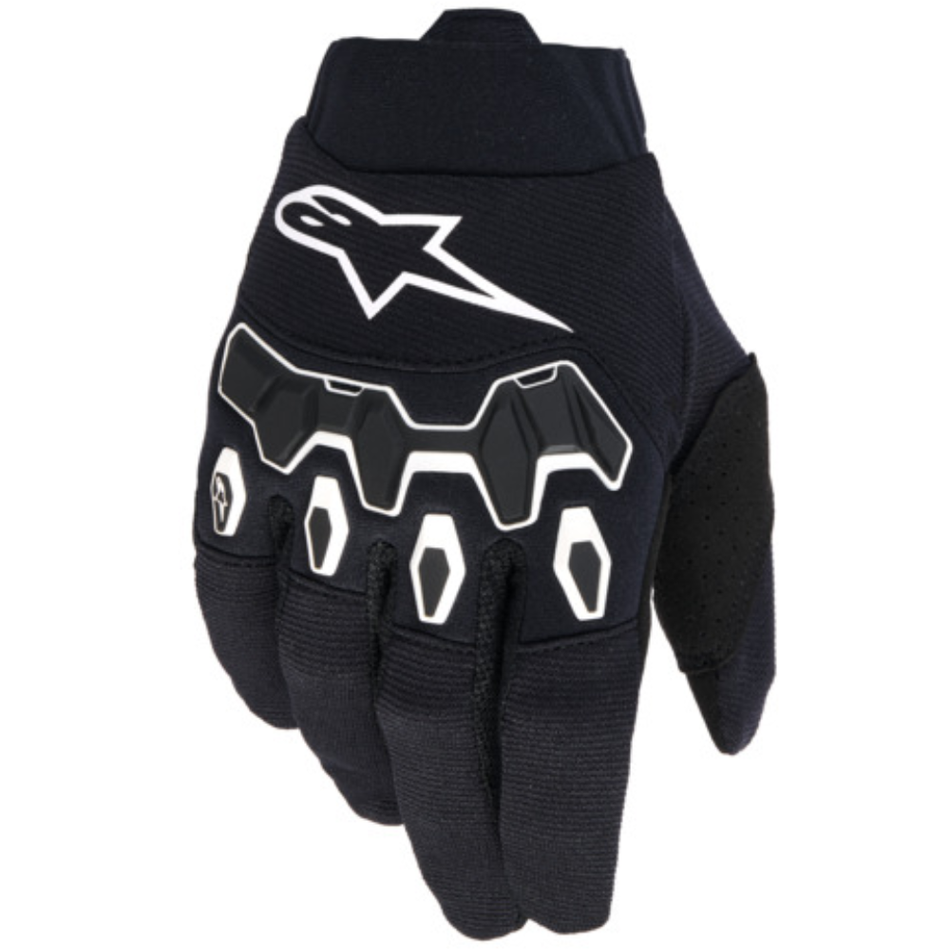 Gloves: ALPINESTARS Youth FULL BORE V2 Black/White