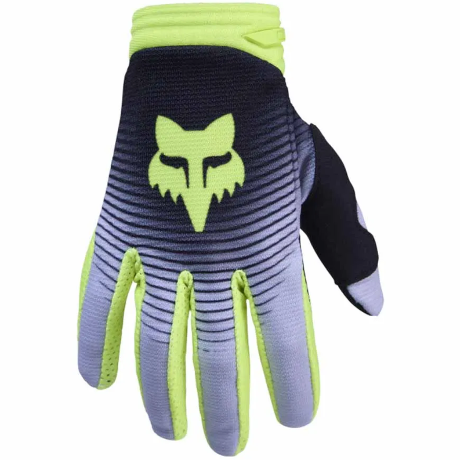 Gloves: FOX Youth 180 COLLECT Grey/Yellow