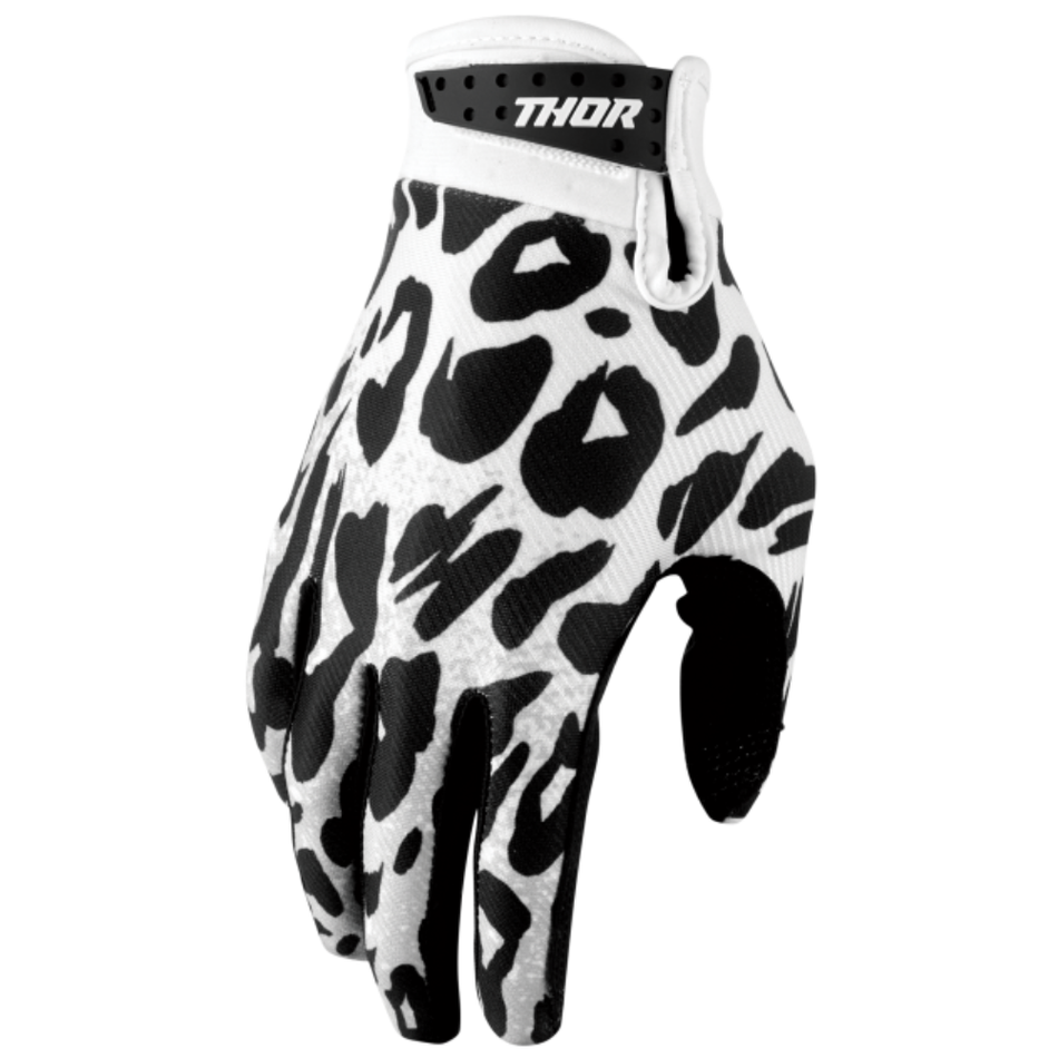 Gloves: THOR Youth LAUNCHMODE Namir White/Black