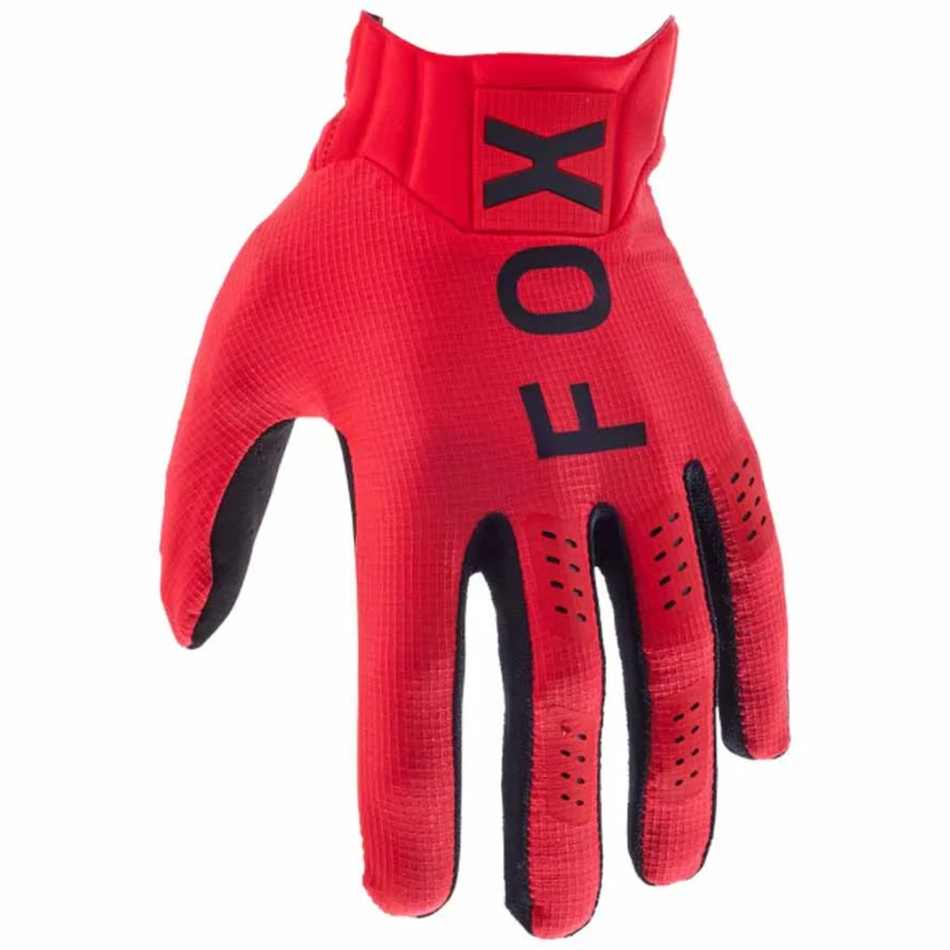 Gloves: FOX FLEXAIR Flo Red