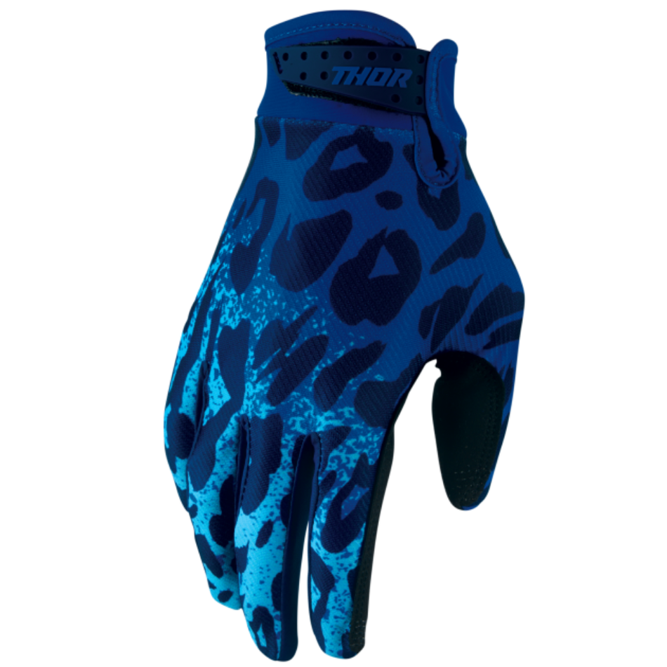 Gloves: THOR Youth LAUNCHMODE Namir Blue/Navy