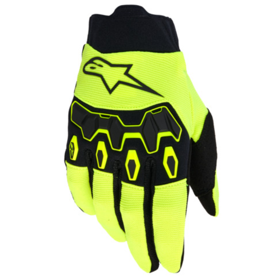 Gloves: ALPINESTARS Youth FULL BORE V2 FluroYellow/Black