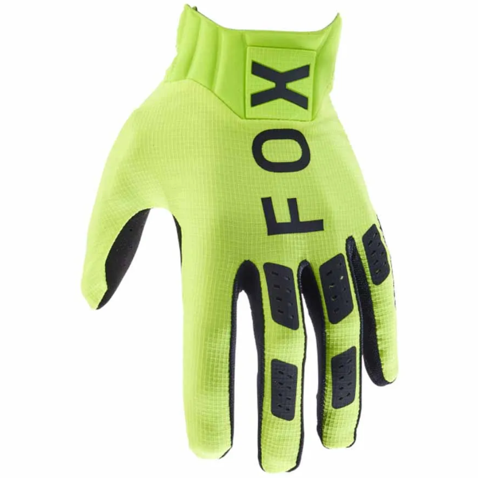 Gloves: FOX FLEXAIR Fluro Yellow