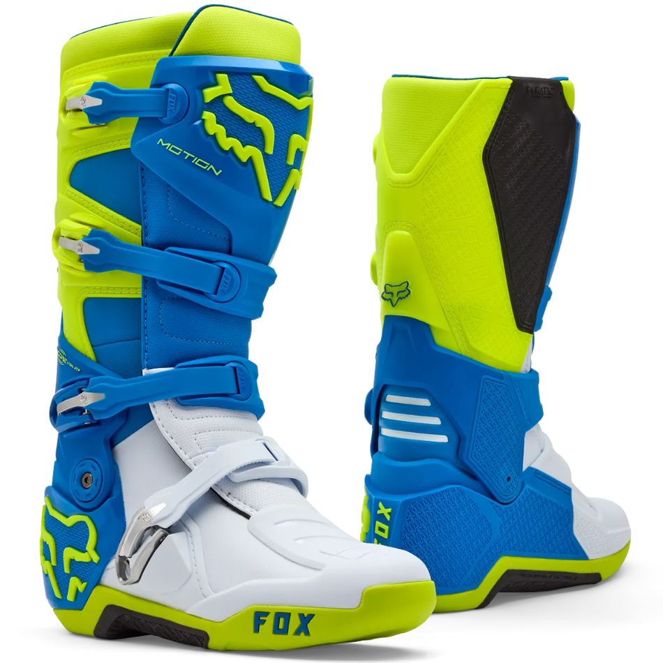 Boots: FOX MOTION Blue/Yellow