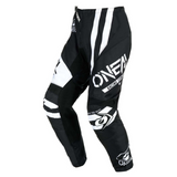 Pants: ONEAL 2024 Youth ELEMENT WARHAWK V.24 Blk/Wht/Red