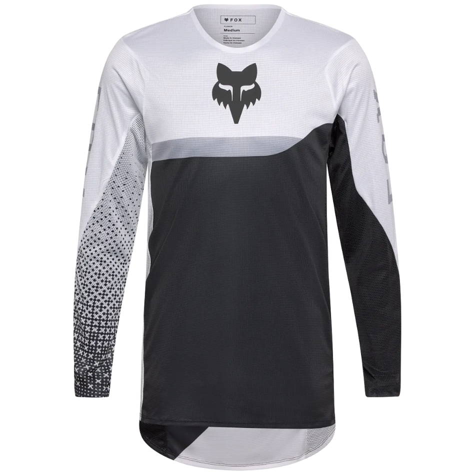 Jersey: FOX FLEXAIR FRACTURE White/Black