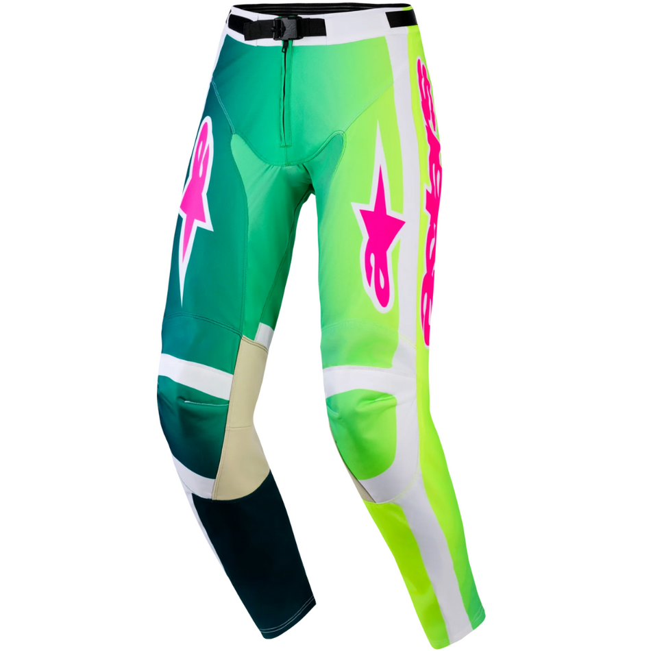 Pants: ALPINESTARS 2026 RACER PORTL Green/White/Black