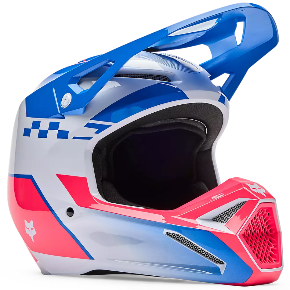 Helmet: FOX V1 COLLECT Blue/Pink