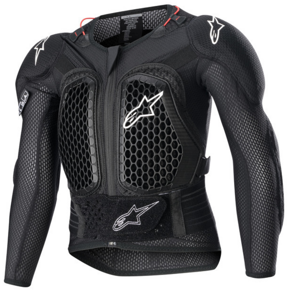 Protection: ALPINESTARS Youth BIONIC ACTION V2 PROTECTION Black