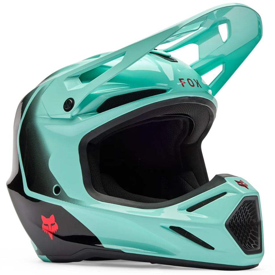 Helmet: FOX V3 DRIP Turquoise