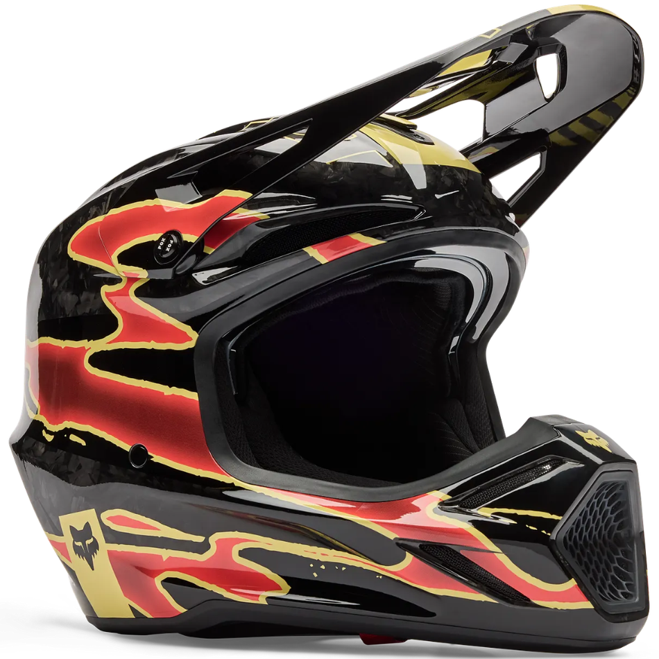Helmet: FOX V3 RS INNING Black