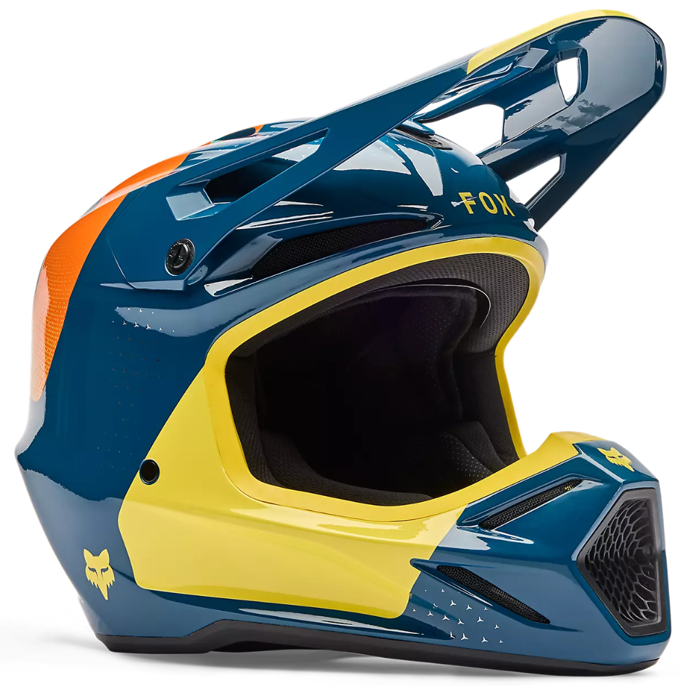 Helmet: FOX V3 TINE Twilight – NO LIMITS MOTO