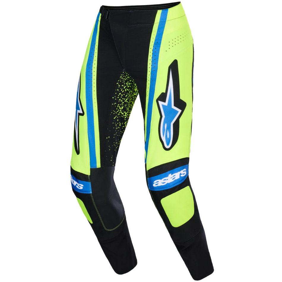Pants: ALPINESTARS 2026 TECHSTAR NOMUR Dark Navy/Yellow Fluo/Blue