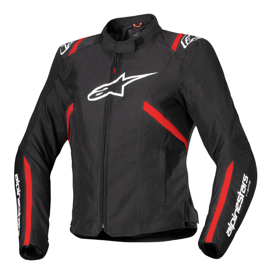 Jacket: ALPINESTARS 2025 Women T SPS V2 WP Black/White/Red Fluo