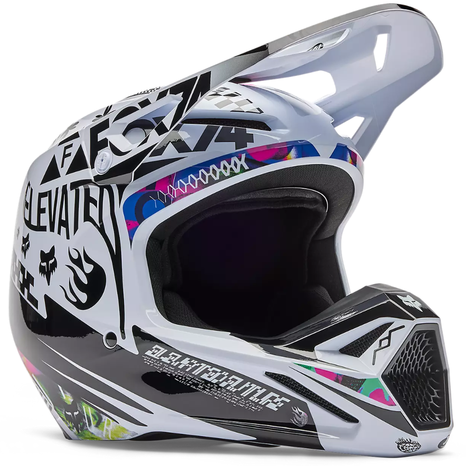 Helmet: FOX V1 IMAGE COSMO White/Black