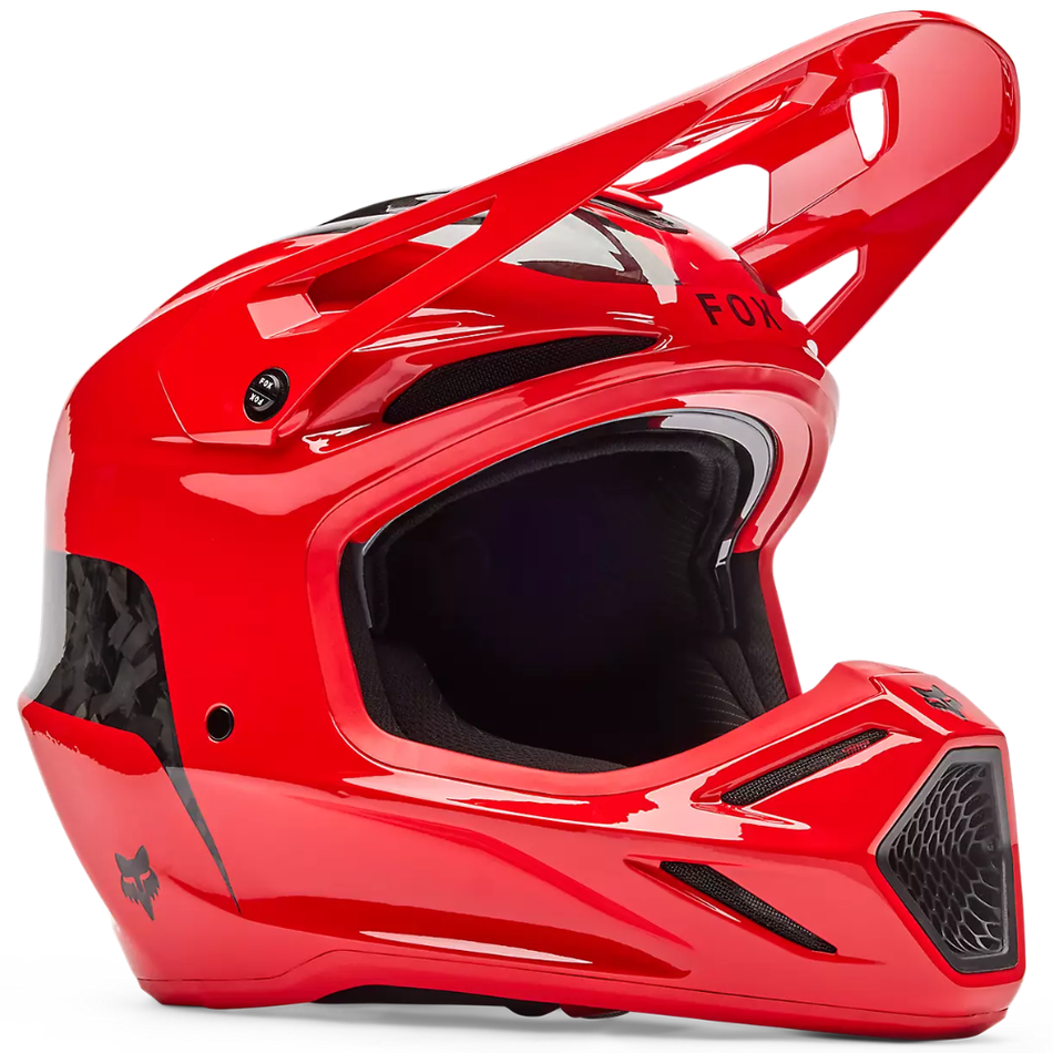 Helmet: FOX V3 RS FRACTURE Flo Red