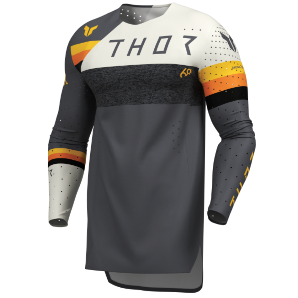 Jersey: THOR SPORTMODE LEAGUE Charcoal/White