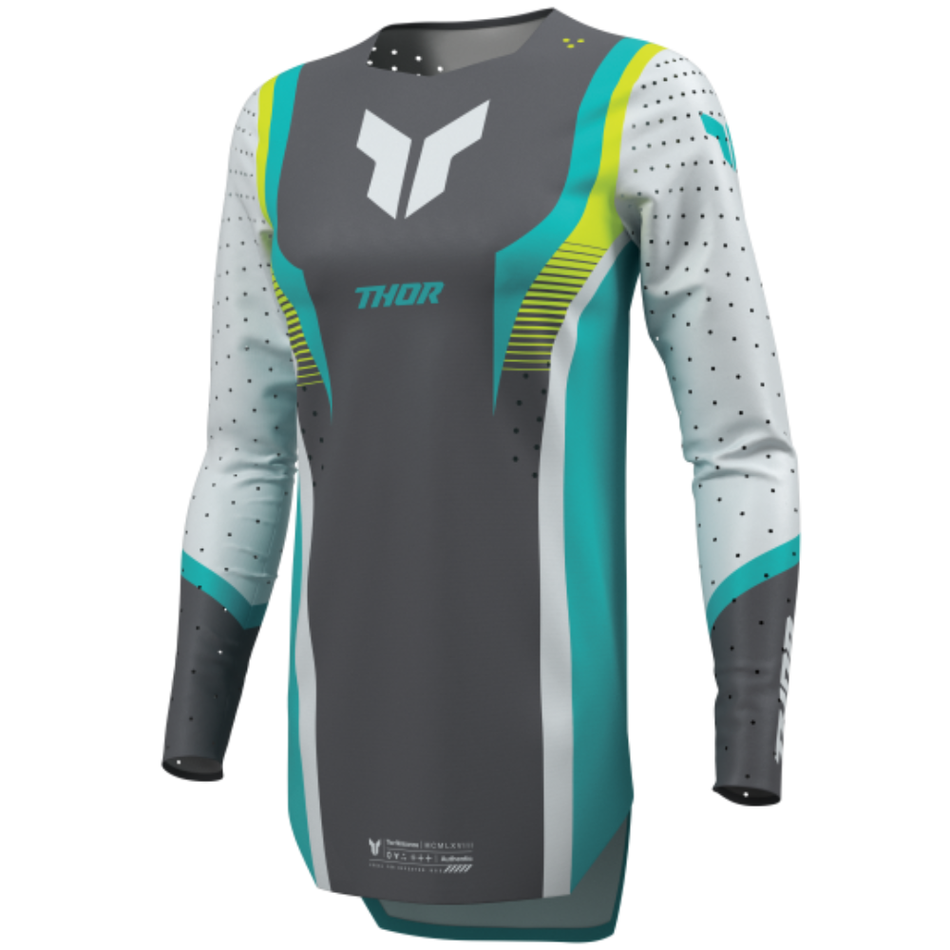 Jersey: THOR Women SPORTMODE VELOCITY Gray/Aqua