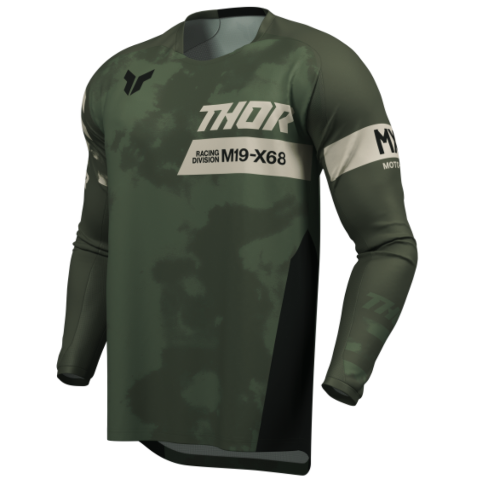 Jersey: THOR LAUNCHMODE BLEACH Black/Camo