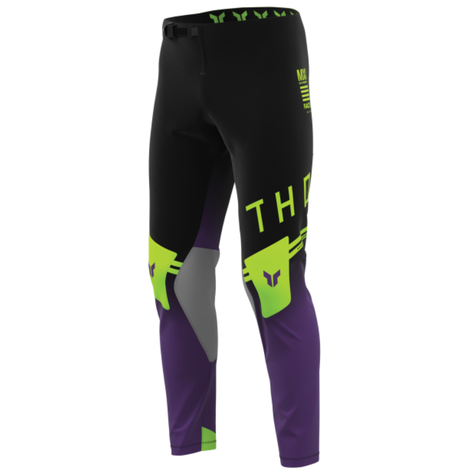 Pants: THOR SPORTMODE GEO Black/Purple