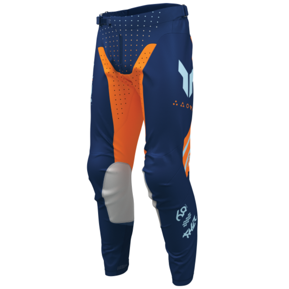 Pants: THOR LAUNCHMODE FUTURA Navy/Orange