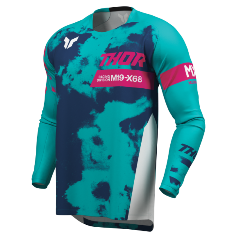 Jersey: THOR LAUNCHMODE BLEACH White/Aqua