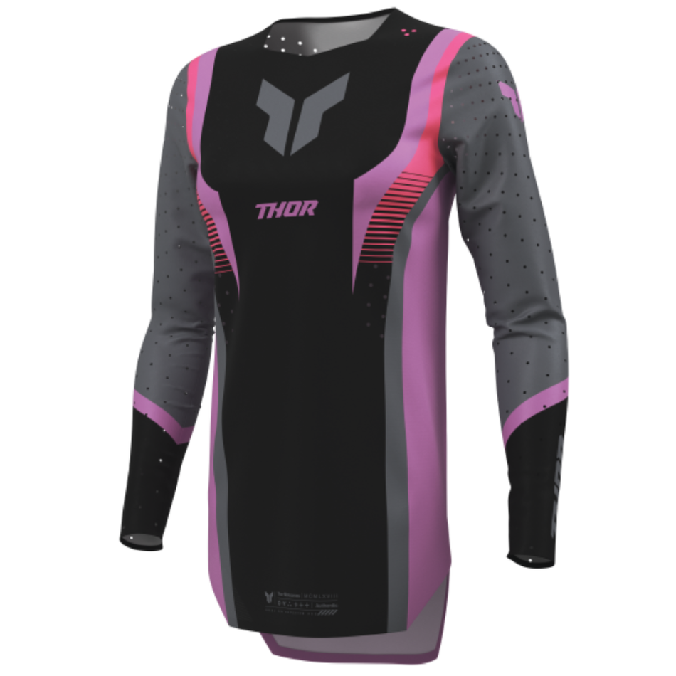 Jersey: THOR Women SPORTMODE VELOCITY Black/Orchid