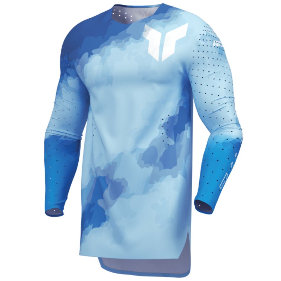 Jersey: THOR SPORTMODE CARBON Electric Blue/Powder Blue
