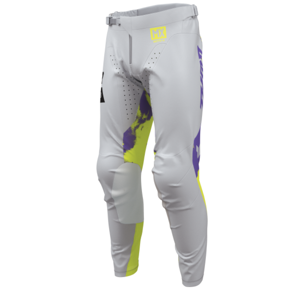 Pants: THOR LAUNCHMODE BLEACH Gray/Acid