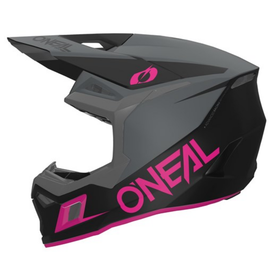 Helmet: ONEAL 2026 3SRS SOLID Pink/Grey/Black