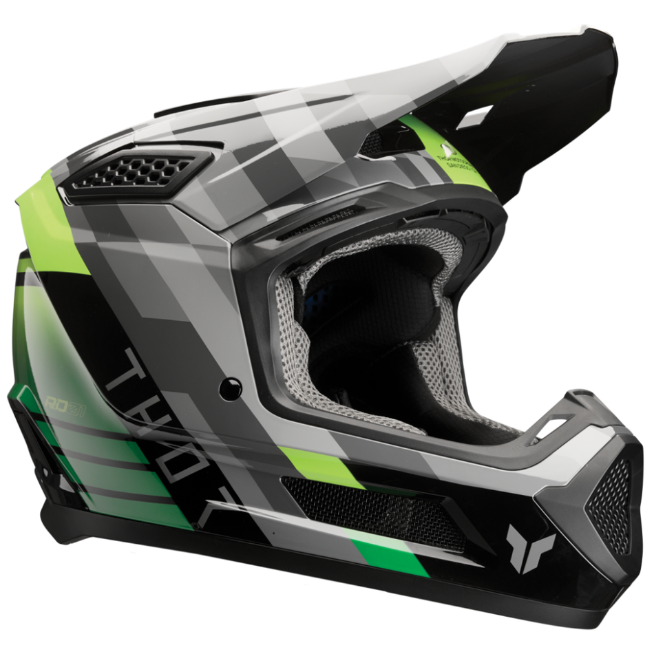 Helmet: THOR FLEET CAMBER Black/Green