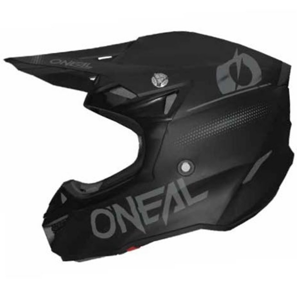 Helmet: ONEAL 2026 5SRS BLACKOUT Black/Grey