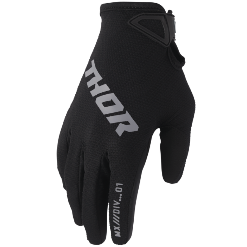 Gloves: THOR Youth RIDEMODE STATIC Black