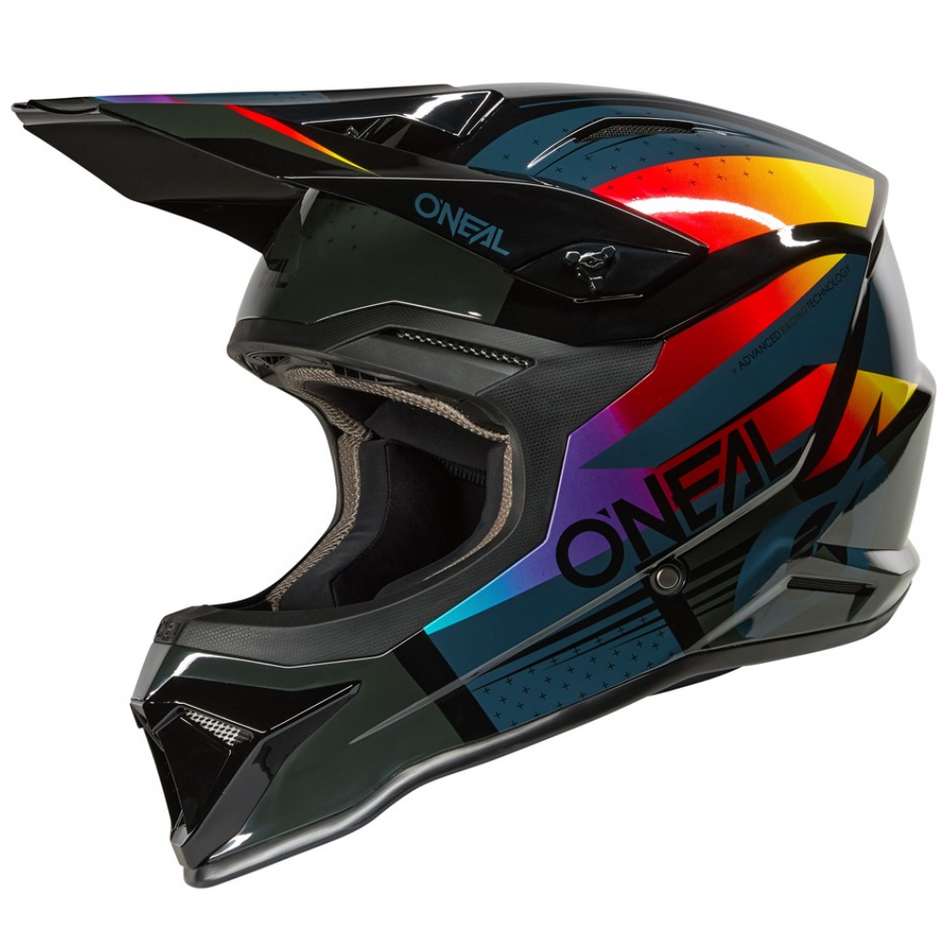 Helmet: ONEAL 2026 Youth 1SRS RC Black/Multi