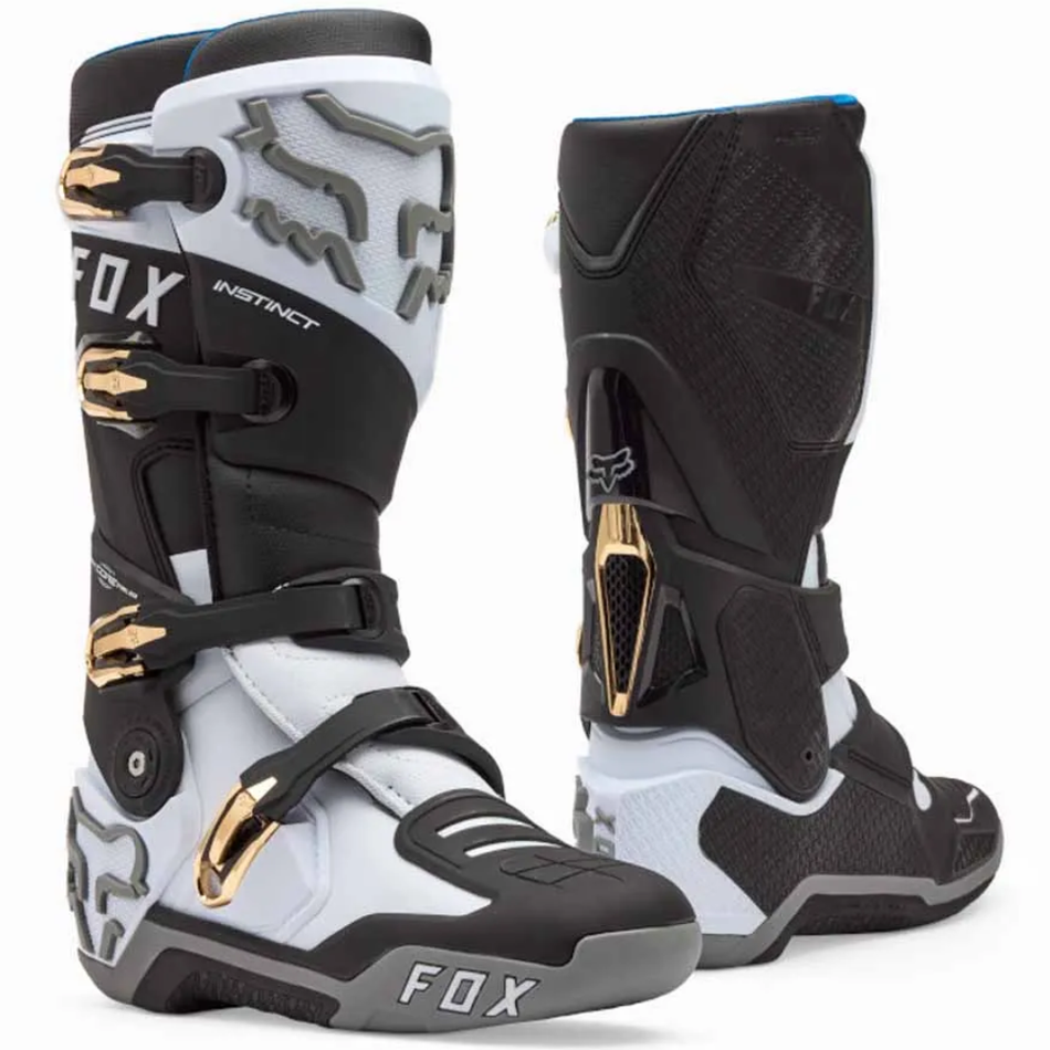 Boots: FOX INSTINCT White/Black/Grey