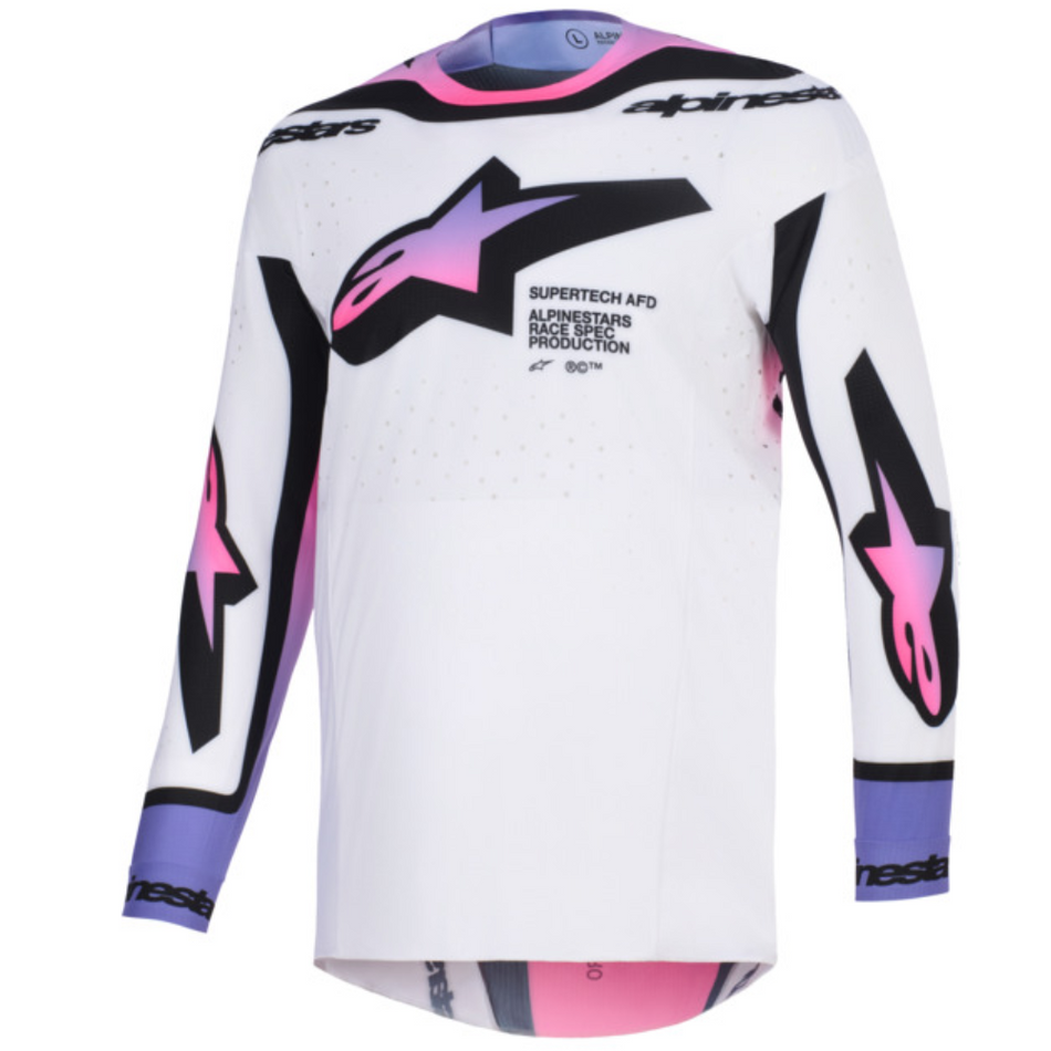 Jersey: ALPINESTARS 2026 SUPERTECH PRO VISTA White/Purple/Black