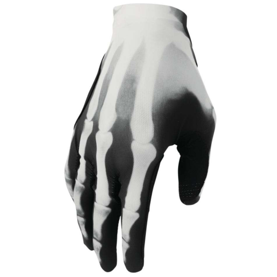 Gloves: THOR SPORTMODE X-RAY Black/White