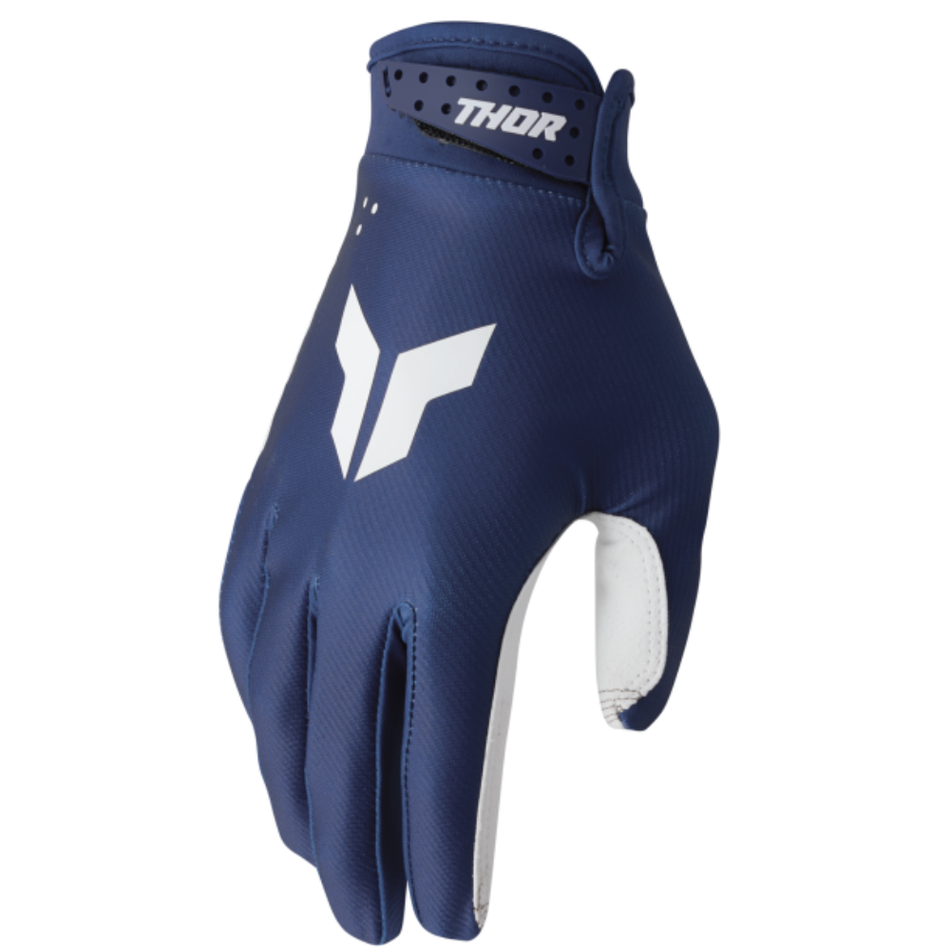 Gloves: THOR Youth LAUNCHMODE SPLIT Navy