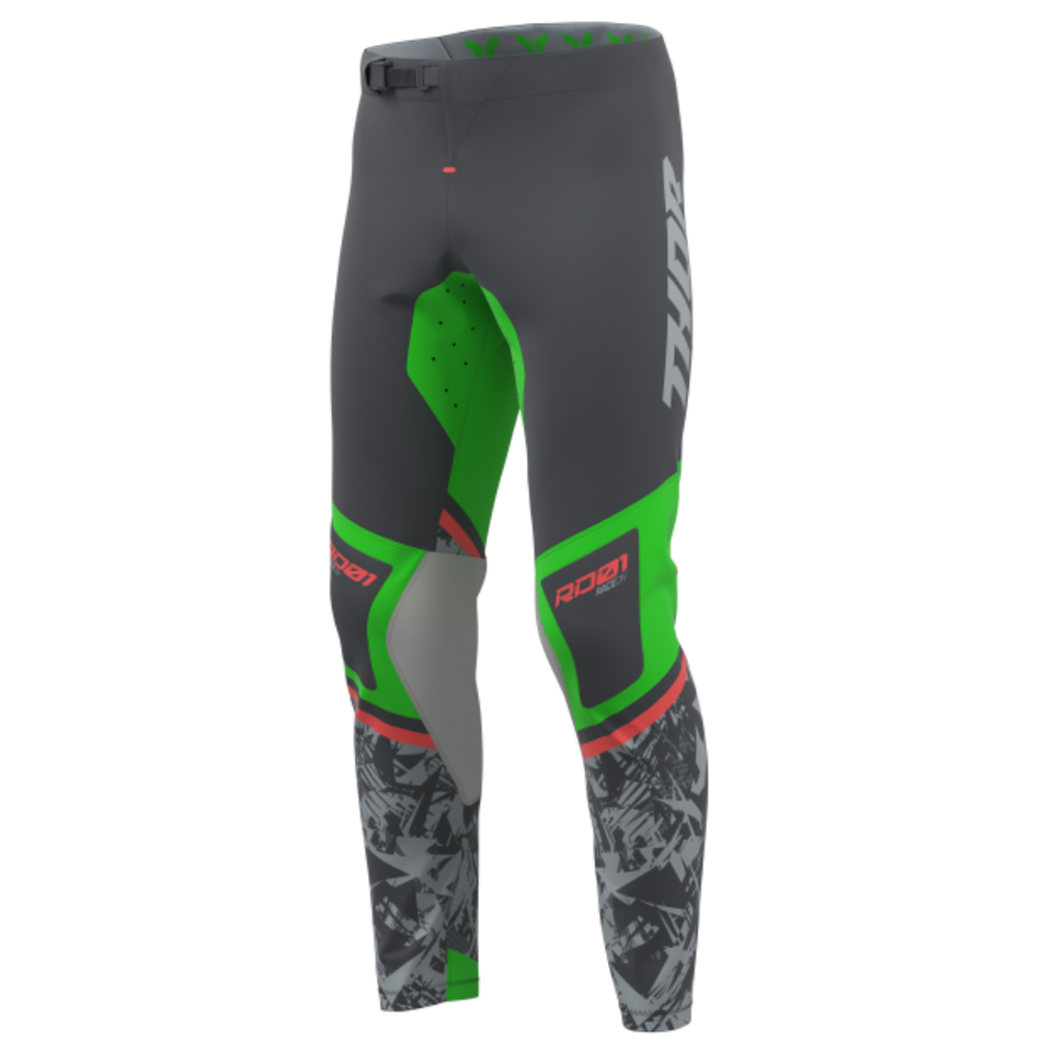Pants: THOR SPORTMODE Punkd Charcoal/Green