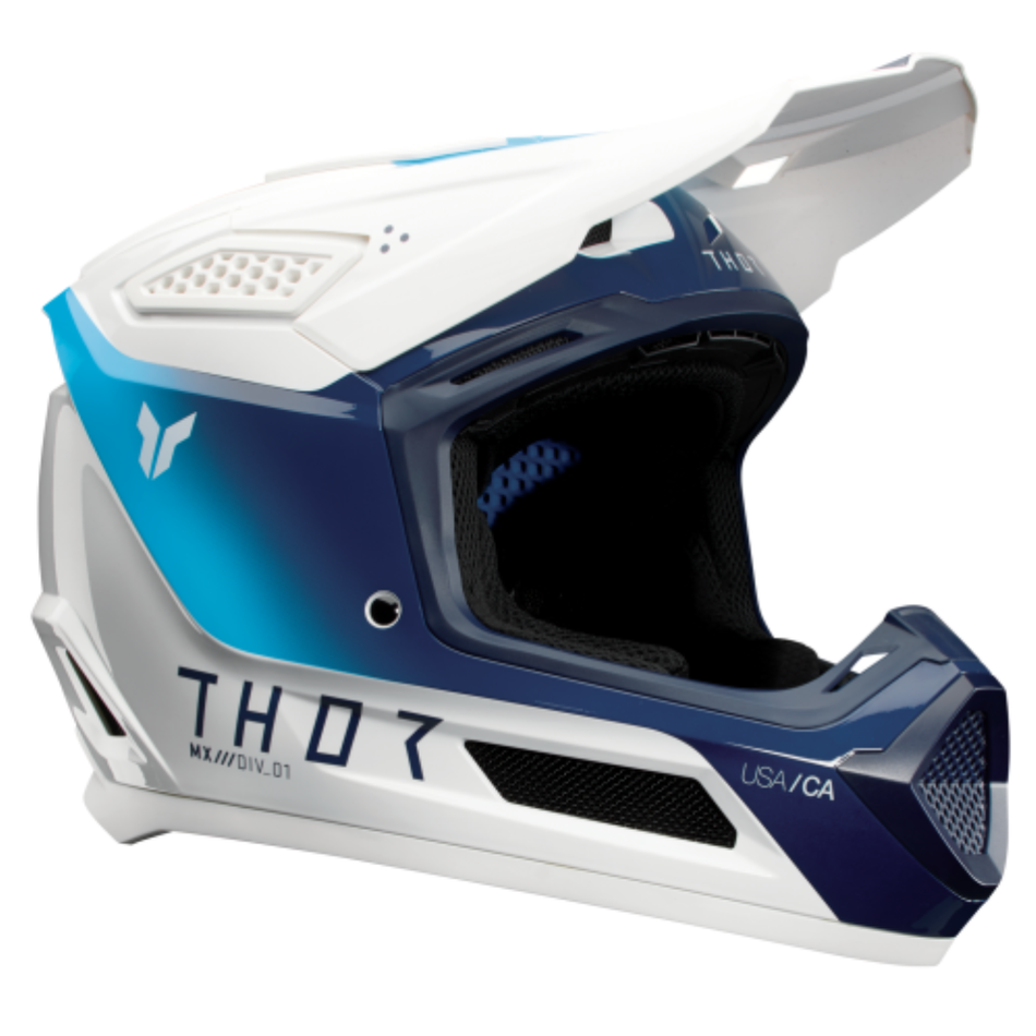 Helmet: THOR FLEET STORM White/Navy
