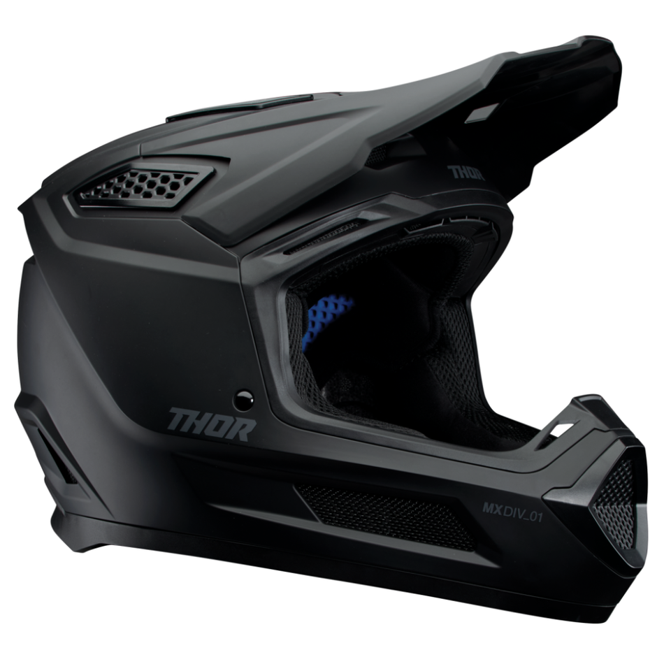 Helmet: THOR FLEET BLACKOUT Matte Black