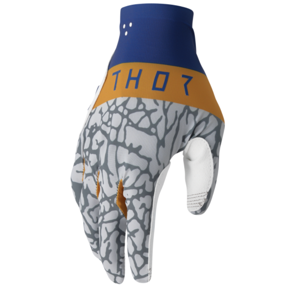 Gloves: THOR SPORTMODE BRAVO Navy/Copper